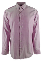 Hugo Boss Men's Enzo Regular Fit Long Sleeve Dress Shirt 16 (34-35) Dark Pink